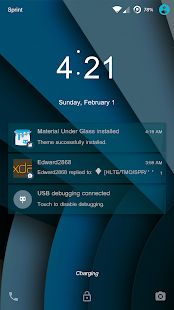 Download CM12 Theme Material Glass APK for Android