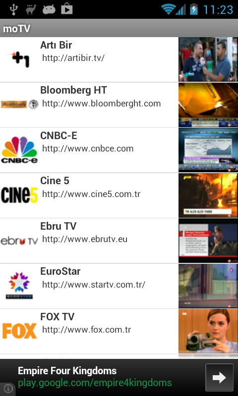 moTV Screen 2
