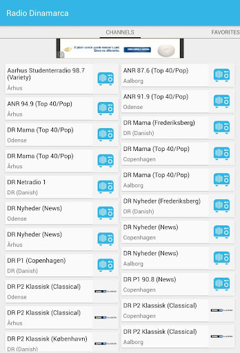 Radios de Dinamarca