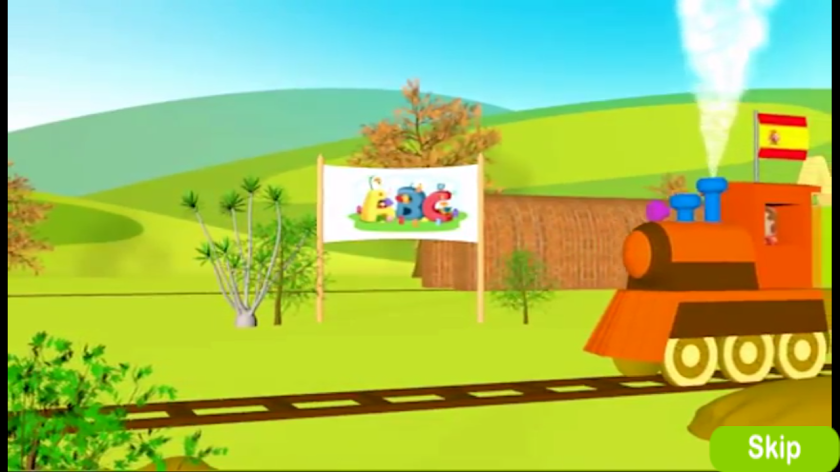 Kids Learn Spanish ABC Screen 3