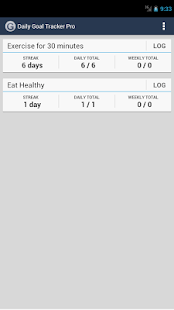 Daily Goal Tracker | Log Pro Screenshots 6