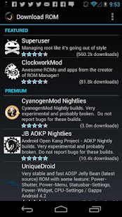 ROM Manager (Premium) - screenshot thumbnail
