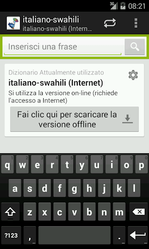 Italian-Swahili Dictionary