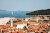   Royal Clipper, the world's only five-masted full-rigged sailing cruise ship, moored off Dubrovnik, Croatia. 