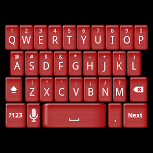 Red Jelly Keyboard Skin