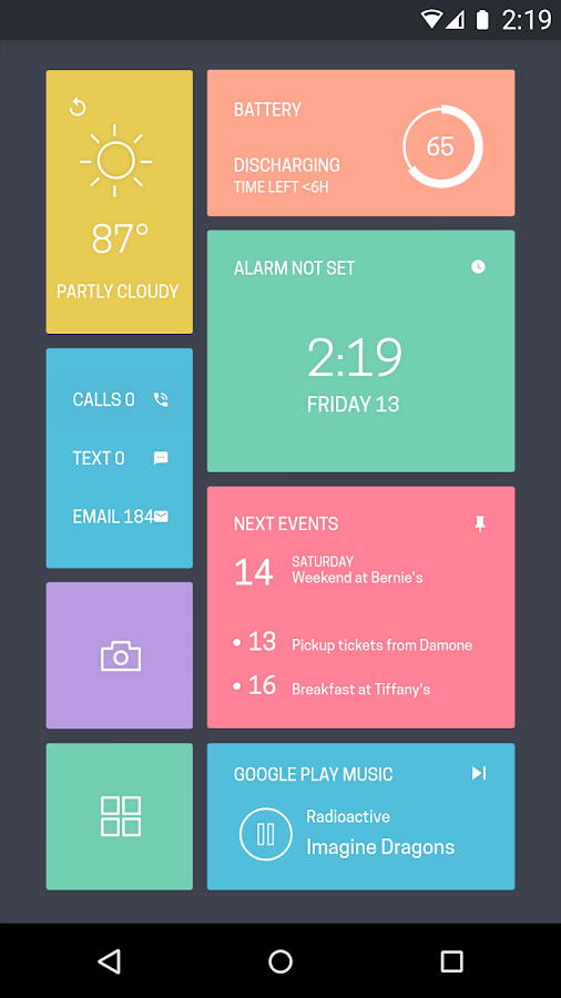    Zooper Widget- screenshot  