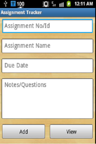 Assignment Tracker