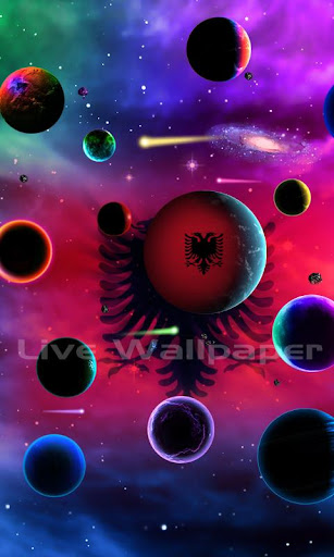 Albanian Flag Universe