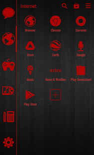 Free Stamped Red SL Theme APK for Android