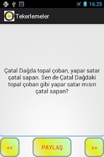 How to download Tekerlemeler 1.1 apk for pc