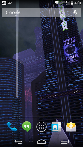 3D Live Wallpaper - Dark City