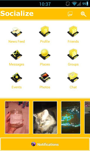 【免費社交App】Gold /W Socialize for Facebook-APP點子