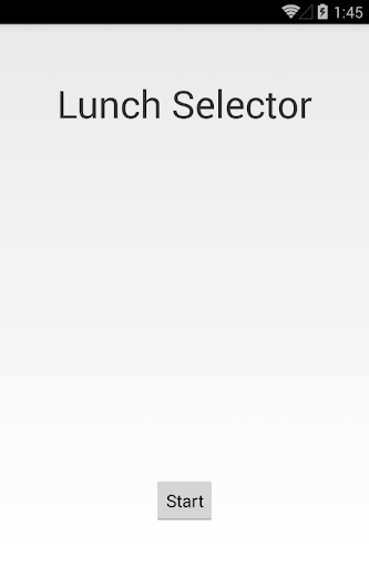 Lunch Selector