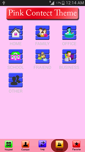 【免費工具App】Pink Contact Theme:Dialer-APP點子