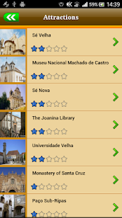 Coimbra Offline Map Guide - náhled