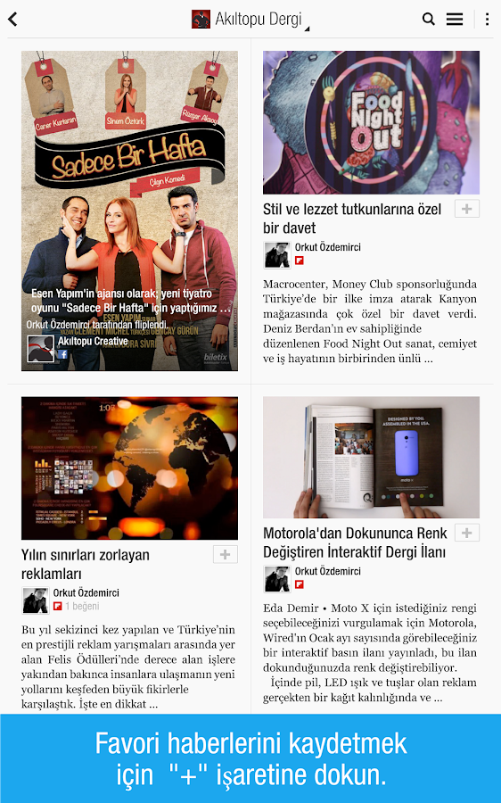 Flipboard: Sosyal Haber Dergin - screenshot