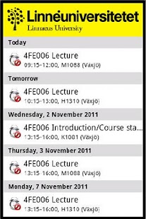 LNU Schedule Screenshots 2