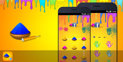 AppLock Theme - Holi Fun