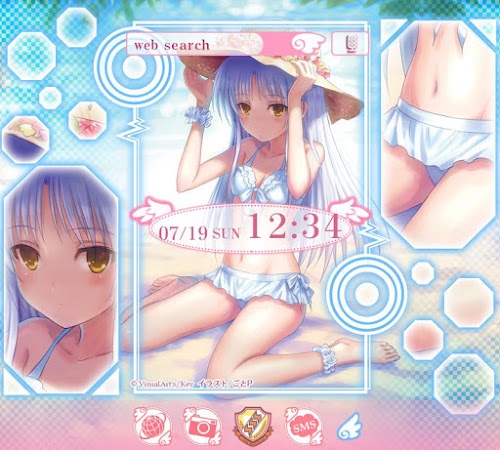 Android application Angel Beats!きせかえテーマ1 screenshort