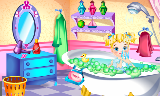 婴儿沐浴 - 免费婴儿游戏