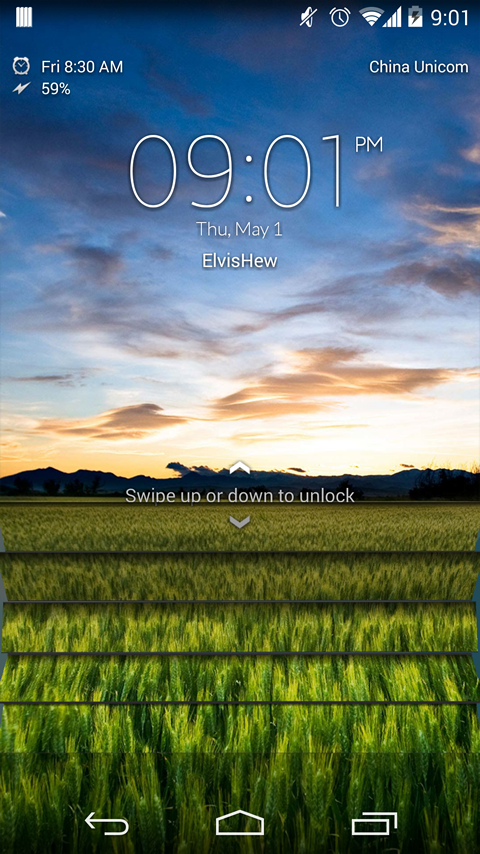 Xperia Z Lockscreen - screenshot