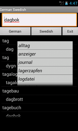 German Swedish Dictionary