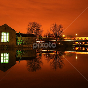 mirror mirror in the river by Abhinav Ganorkar - Landscapes Waterscapes