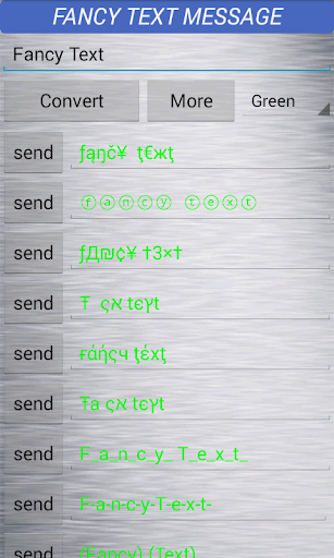 Fancy Text Message