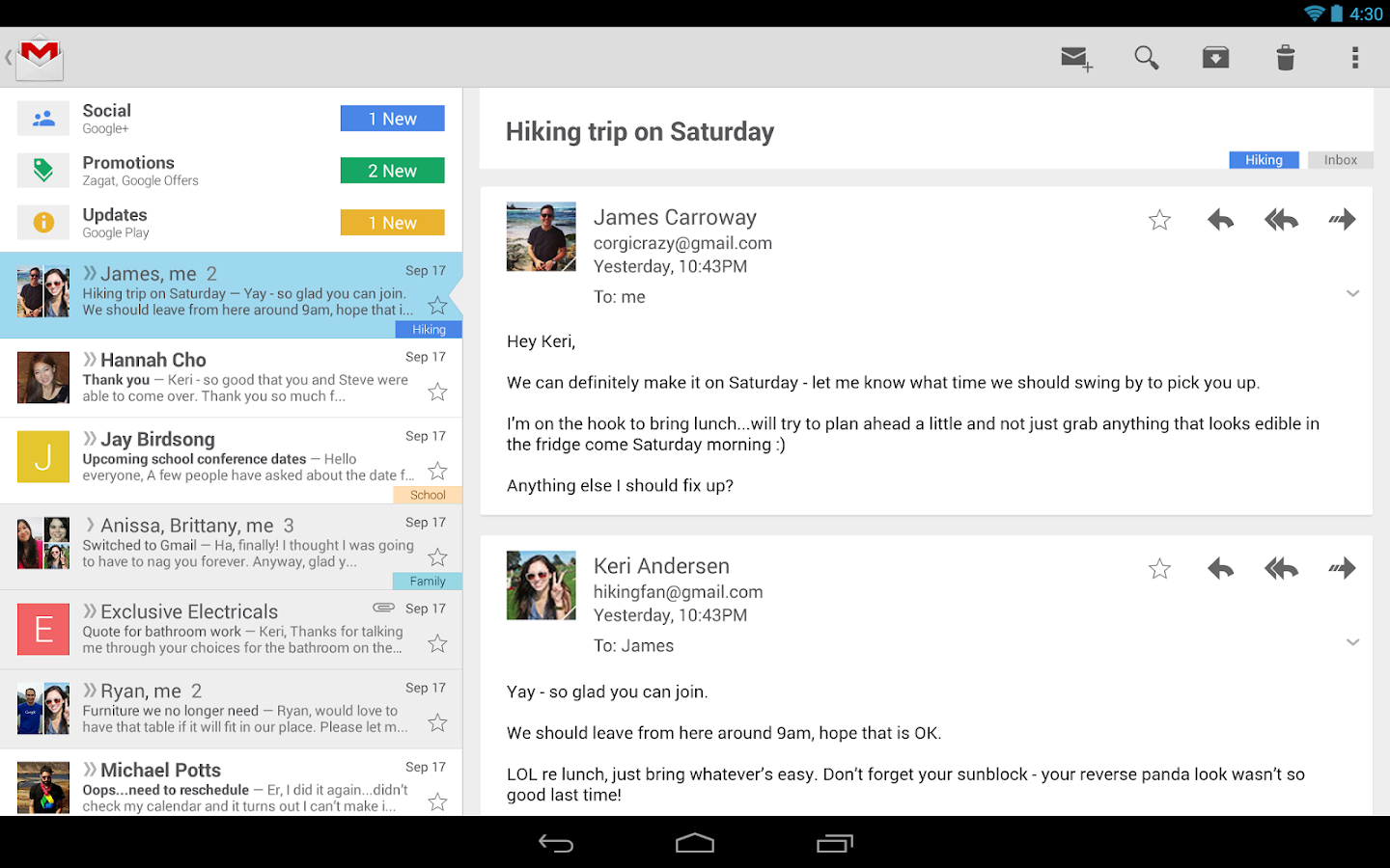 Gmail Android