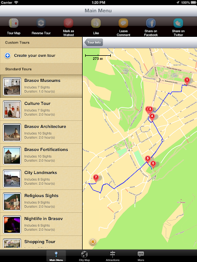 【免費旅遊App】Brasov Map and Walks-APP點子