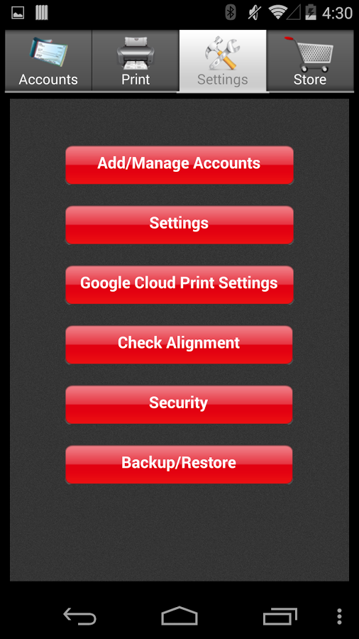 Print Checks Screen 3