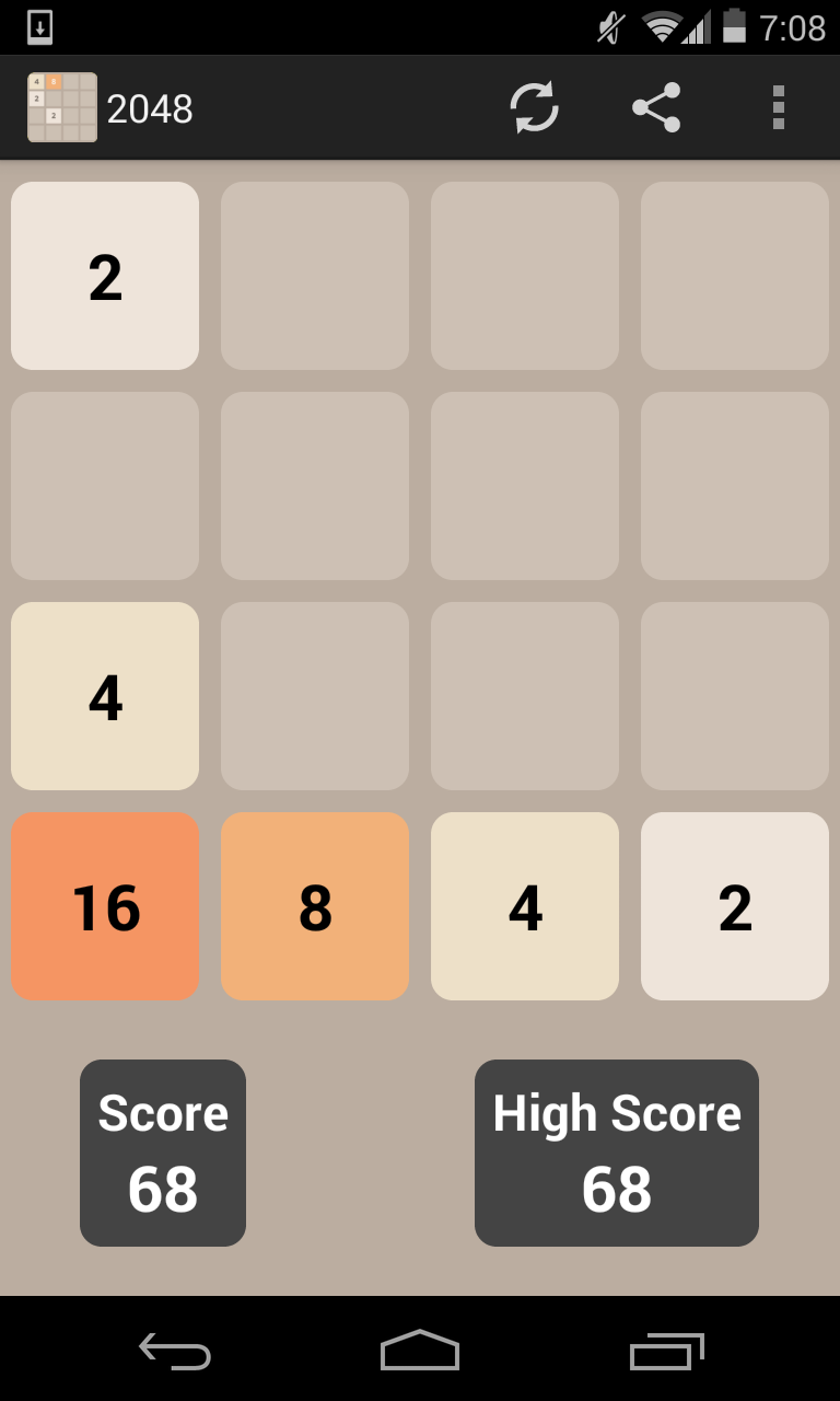 2048 Screen 1