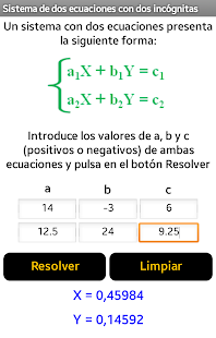 Ecuaciones y Sistemas Screenshots 4