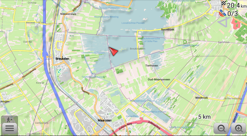 Maps 3D and navigation Screen 3