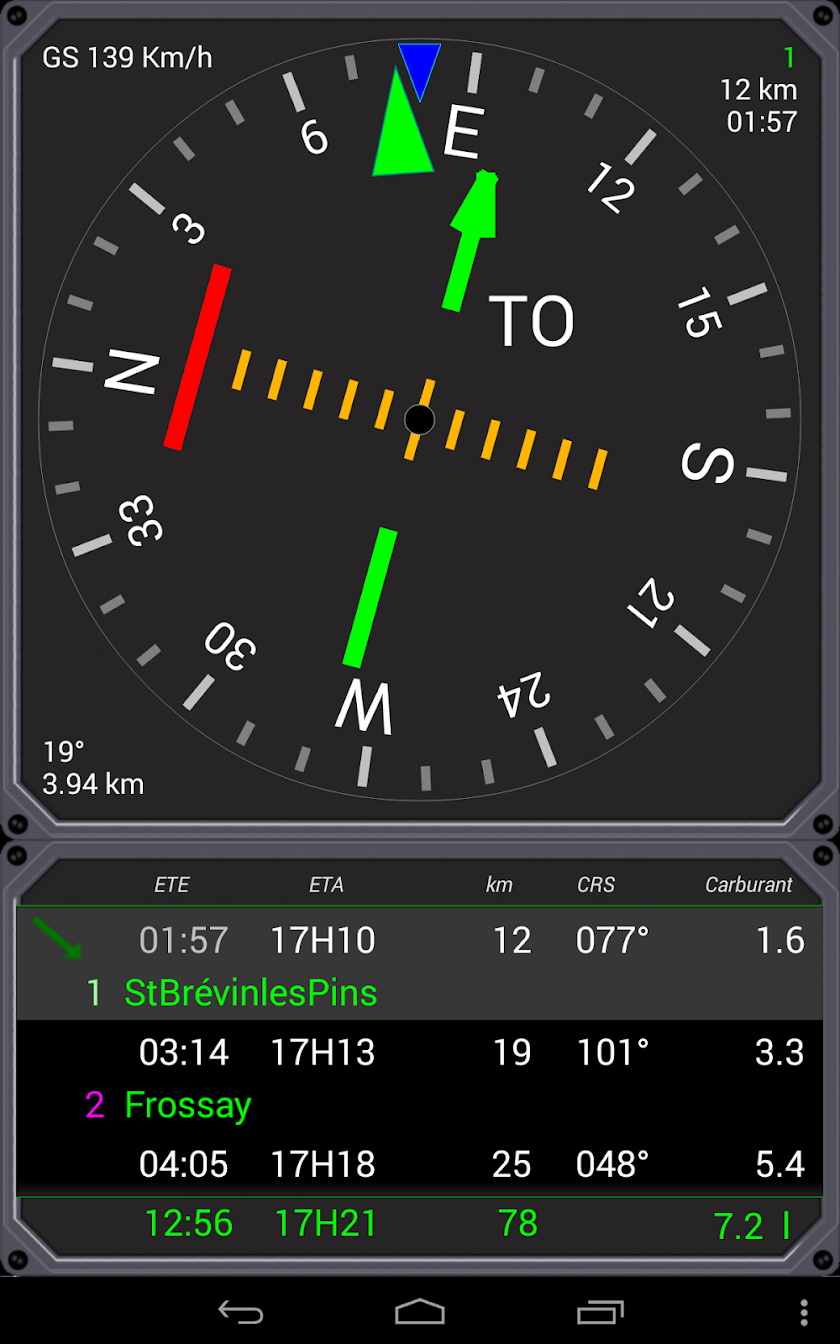 Aero Nav Display Screen 3