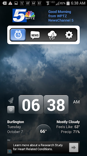 Alarm Clock WPTZ NewsChannel 5