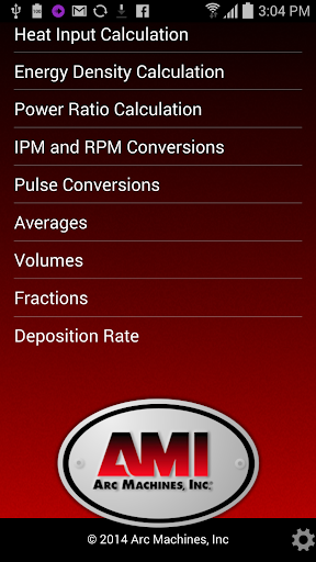 AMI Welding Calculator