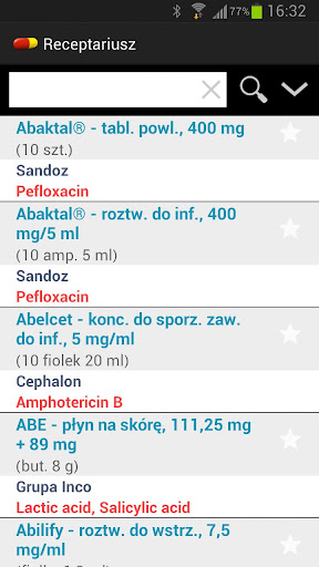 【免費醫療App】Leki Pharmindex Receptariusz-APP點子