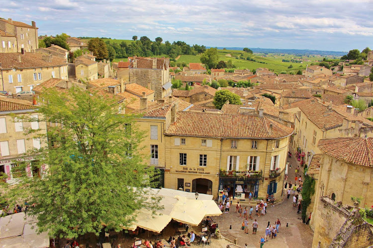 Saint-Emilion is a day trip from Bordeaux, France.