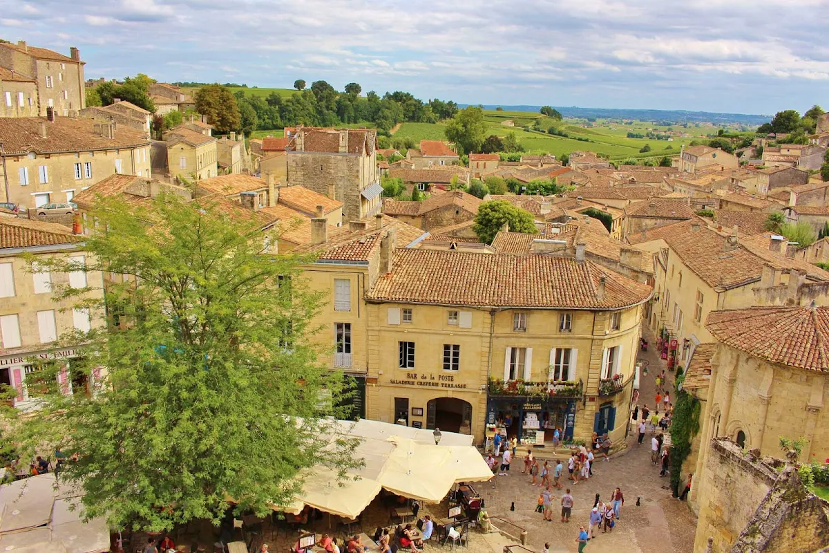 Saint-Emilion-Bordeaux-France - Saint-Emilion is a day trip from Bordeaux, France.