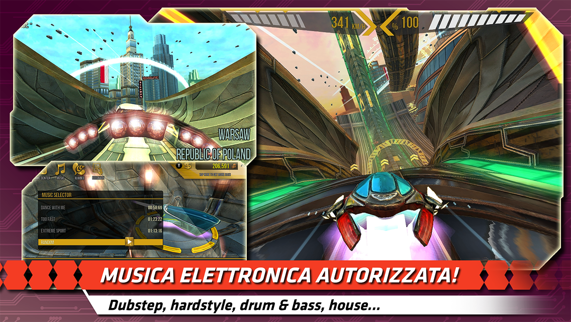  FLASHOUT 2, corse futuristiche alla Wipeout su Android !