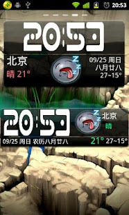 Free 墨迹天气插件皮肤顽皮酷黑 APK