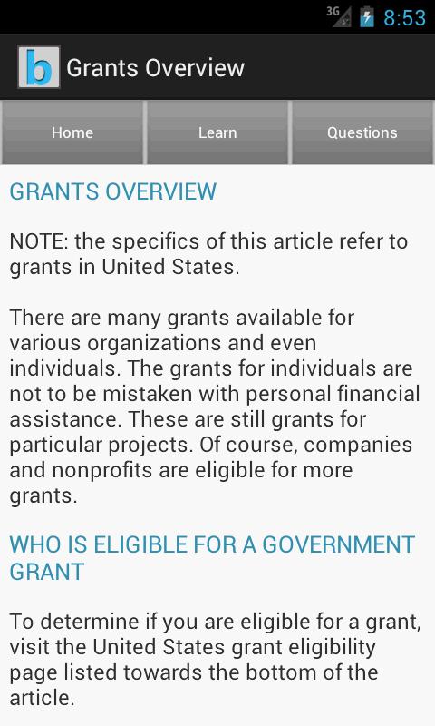 Funding &amp; Fundraising Ideas Screen 3
