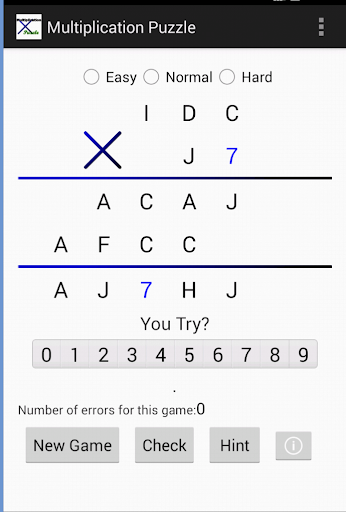 【免費解謎App】Multiplication Puzzle-APP點子