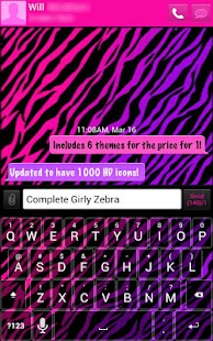 How to download Complete Girly Zebra Theme patch 1.8 apk for laptop