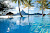 Reflect on this: The infinity pool at the InterContinental Bora Bora Resort, with Mount Otemanu in the background, is part of your Paul Gauguin cruise.