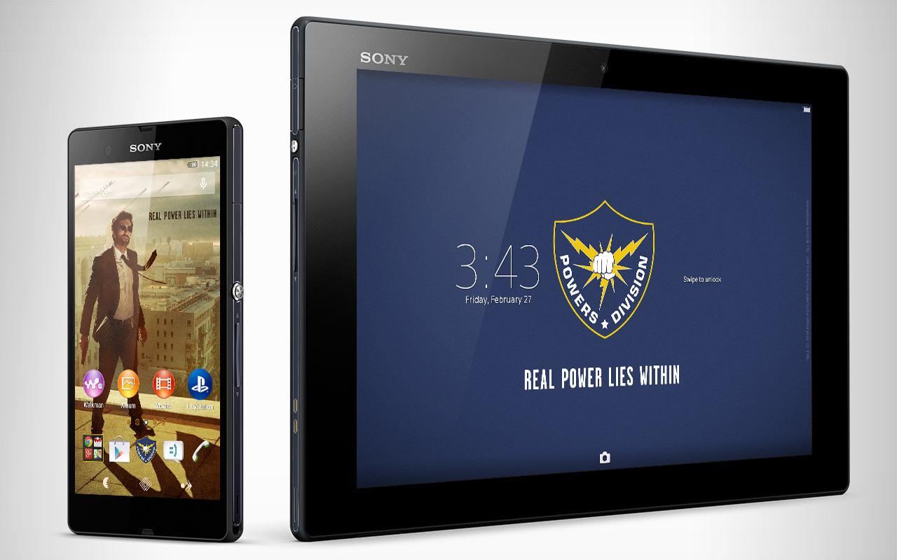 Android application XPERIA™ Powers Theme screenshort