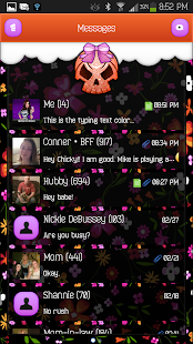 Lastest GO SMS - Glam Skullz 2 APK