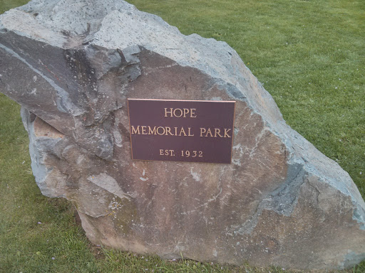 Hope Memorial Park Plaque