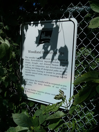 Woodland Protection Sign - Dixie Woods